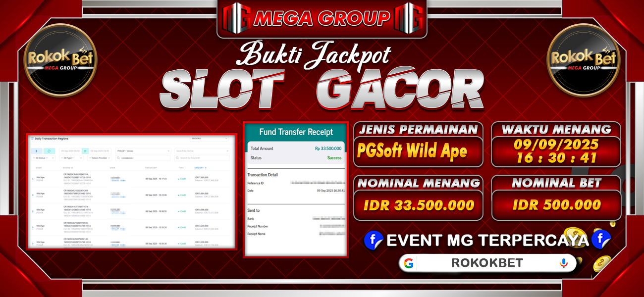 Bukti JP situs Rokokbet hari Selasa, 09 September 2025